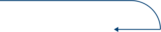 Blue line with arrow at end