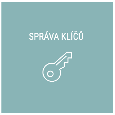 Platební brána - dlaždice Správa klíčů