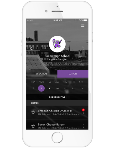 MealViewer Share School Menus App