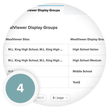 MealViewer Sync | Assign Groups
